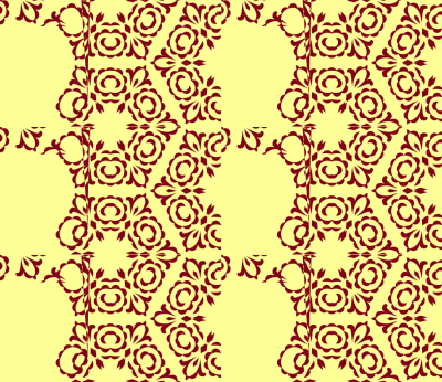 Hexagonal pattern (colour) clipart