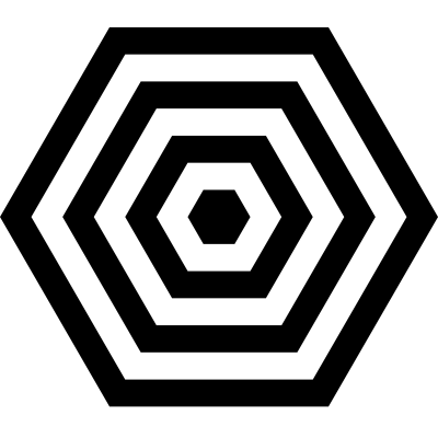 Hexatarget improved clipart