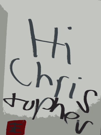 Hi Christopher 2013-08-22 clipart