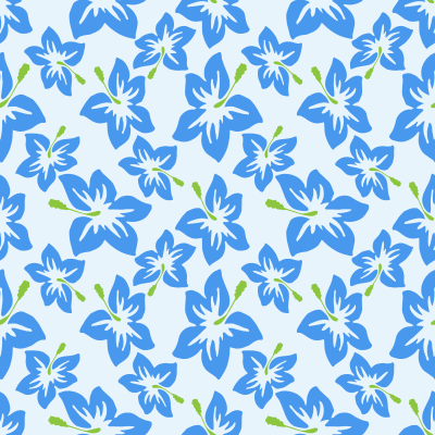Hibiscus Flowers Seamless Background clipart