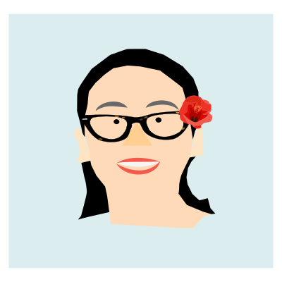Hibiscus-hair accessory clipart