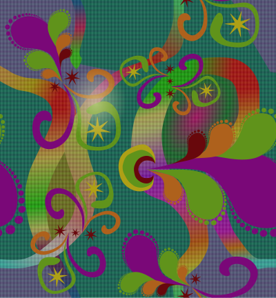Hideous Paisley Pattern clipart