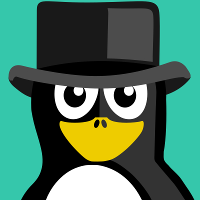 High Hat Penguin clipart