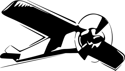 High Wing Airplane clipart