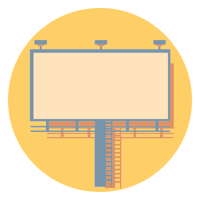 Highway Sign Board clipart