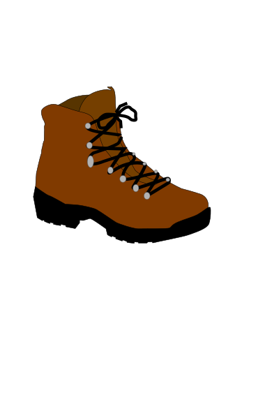 Hiking Boot clipart
