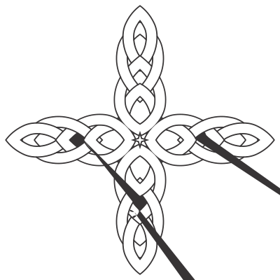 Hilton Knot Derivative Cross clipart