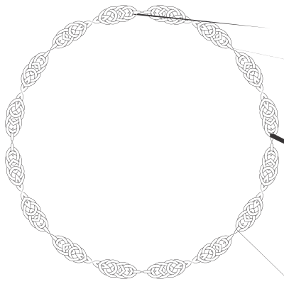 Hilton Knot Frame clipart