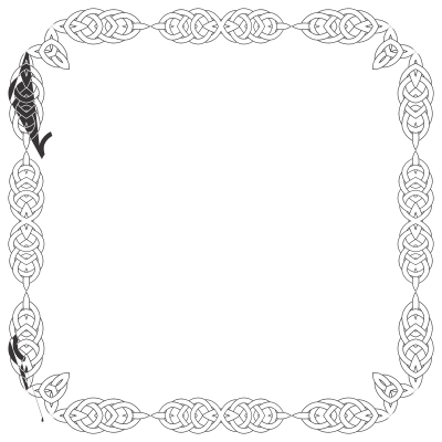 Hilton Knot Frame 3 clipart