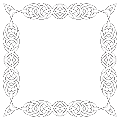 Hilton Knot Frame 4 clipart