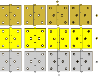 Hinges/Set clipart