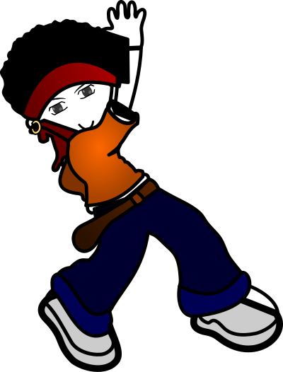 Hip Hop Kid 2 clipart