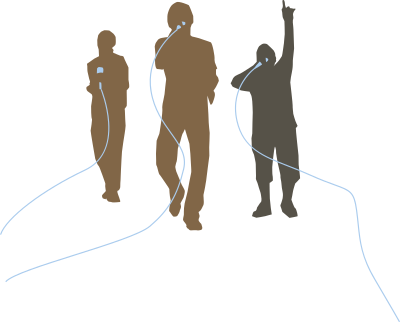 Hip Hop Trio clipart