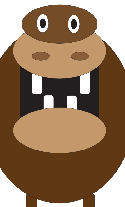 Hippo clipart
