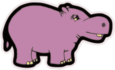 Hippo clipart