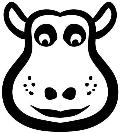 Hippo clipart