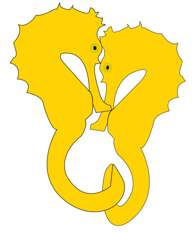 Hippocampe clipart