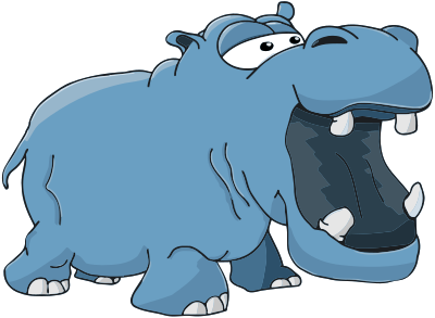 Hippopotamus 2 clipart