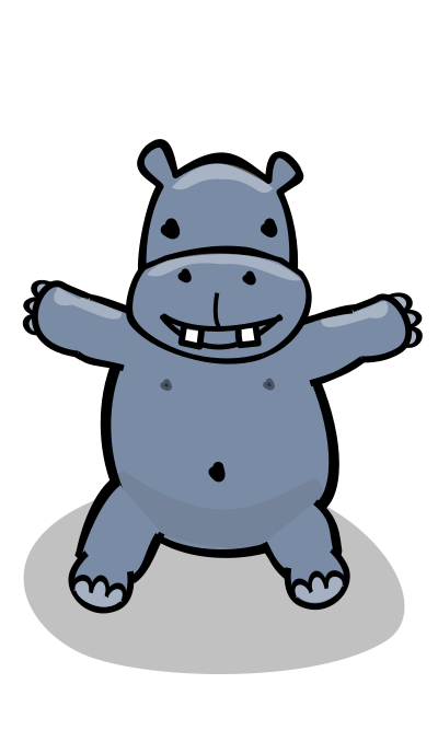 Hippopotamus clipart
