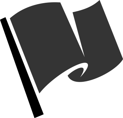 Hirnlichtspiele's black flag vectorized clipart