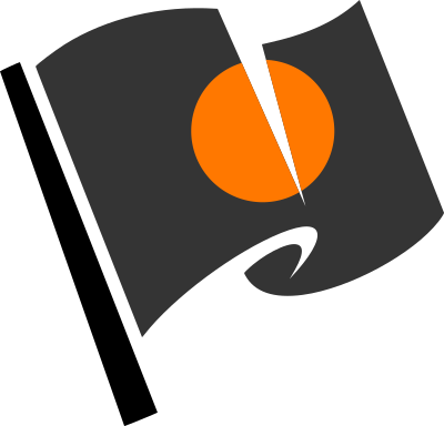 Hirnlichtspiele's egg flag vectorized clipart