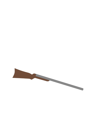 Historical rifle clipart