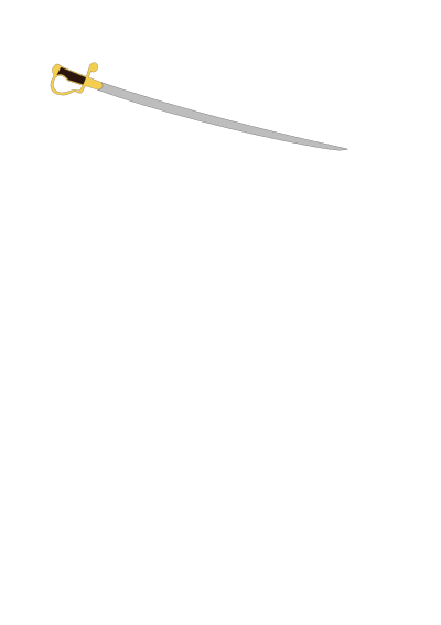 Historical sword clipart