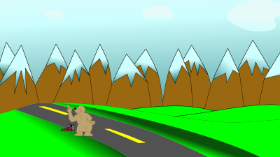 Hitch hike clipart