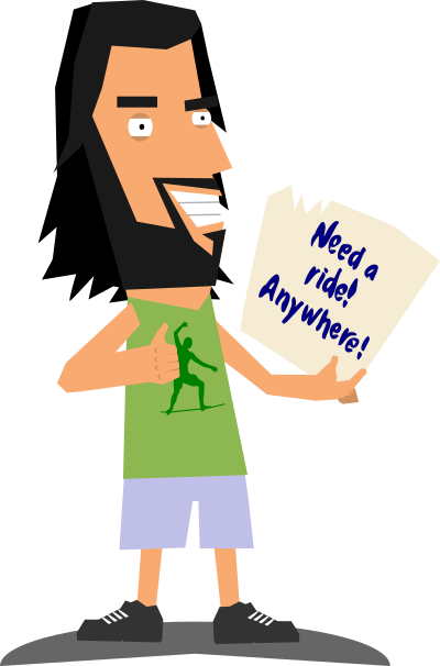 Hitch Hiker - Remix clipart