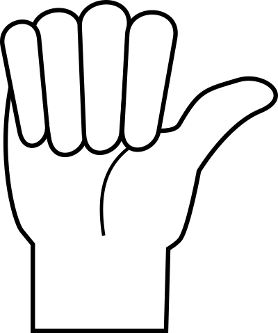 Hitching Hand clipart