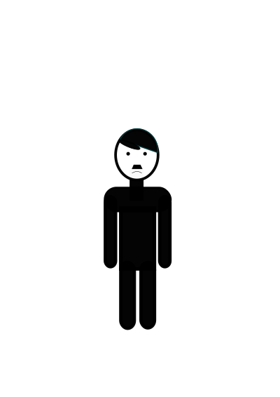 Hitler Template clipart