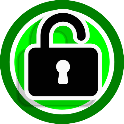 HMI icon unlock clipart