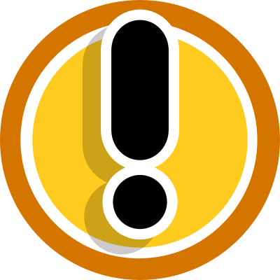 HMI icon warning clipart