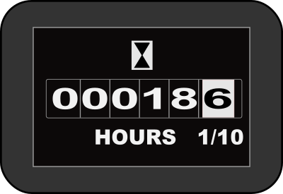 Hobbs Hour Meter clipart
