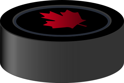 Hockey Puck Canada clipart