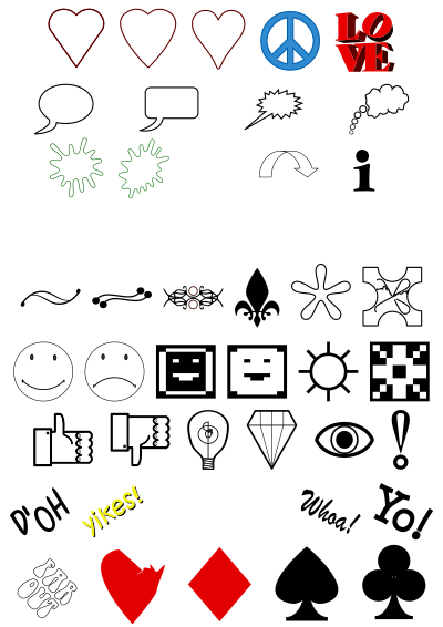 Hodgepodge clipart