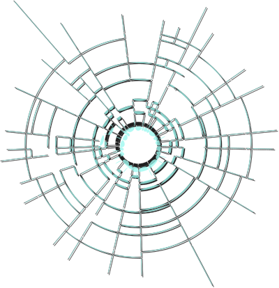 Hole in the glass clipart