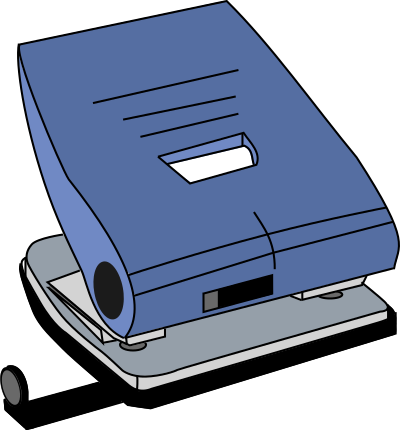 Hole punch clipart