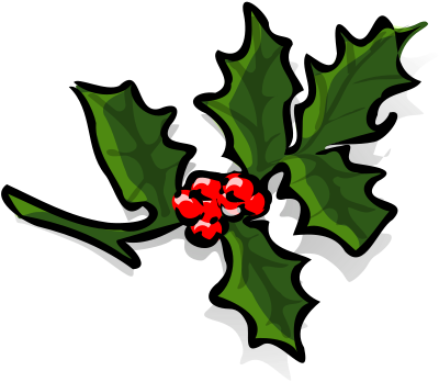 Holly 2 clipart