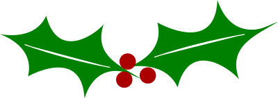 Holly 5 clipart