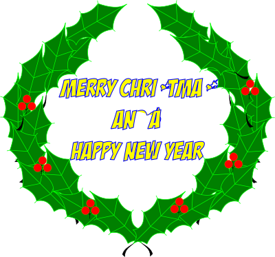 Holly Wreath clipart