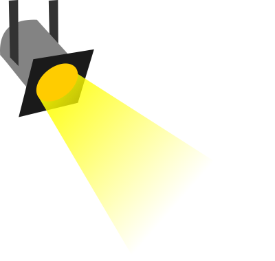 Holofote clipart