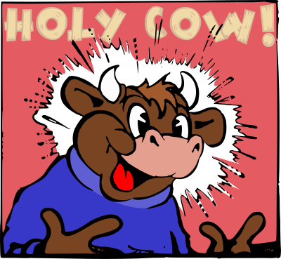 Holy Cow! clipart