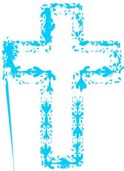 Holy Water Cross clipart