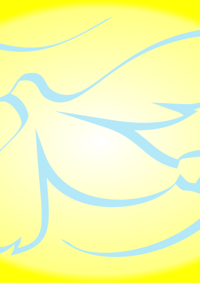 Holyspirit on bright clipart