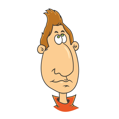 Hombre Narizón clipart