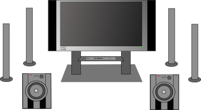 Home cinema clipart
