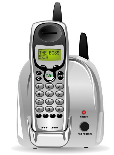 Home phone clipart