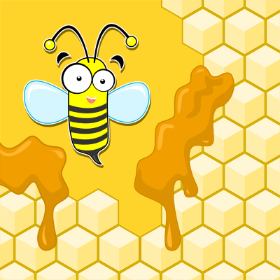 Honey bee clipart