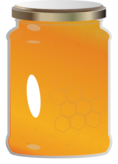Honey Jar clipart